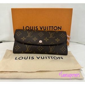 Louis Vuitton Monogram Empreinte Emilie Wallet (SHG-36690) – LuxeDH